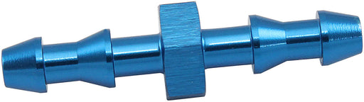 Aeroflow Male to Male 4mm (5/32") Barb Push Lock Adapter Blue Finish (AF410-02) AF410-02