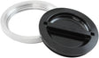 Aeroflow Flush Mount 6" Billet Aluminium Filler Black Cap & Bung for Ice Box 6" Female Alloy weld-on Bung (AF464-96BLK) AF464-96BLK