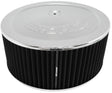 Aeroflow 14" x 6" Steel Top Air Filter Assembly, Chrome - AF2851-1310 AF2851-1310