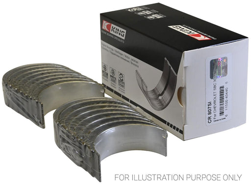 King SI Series Conrod Bearing Set, STD Suit SB Chev L/J 262-350-400 & LS Series (KBCR807SI) KBCR807SI