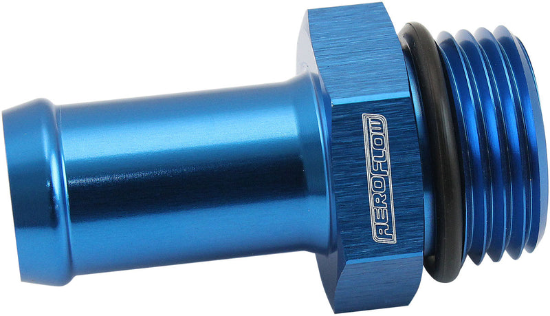 Aeroflow ORB to Barb Fitting - Blue -10 ORB to 5/8" (15.9mm) Barb (AF414-10-10) AF414-10-10