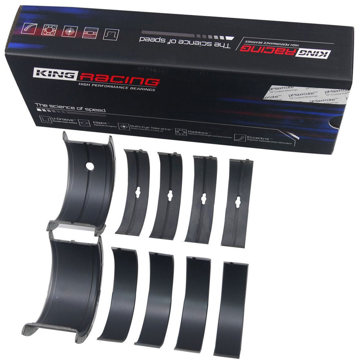 King XPC Series Main Bearing Set, STD - KBMB509XPC KBMB509XPC