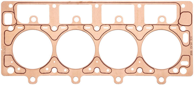 SCE Titan Copper Head Gasket, 4.160" Bore, .043" Thick, Left Hand - SCE-S191643L SCE-S191643L