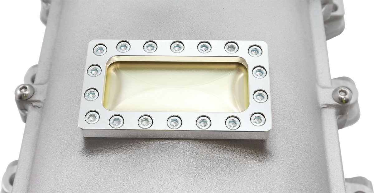 Aeroflow GM LS Cathedral Port Hi Rise EFI Modular Intake Manifold, Natural Cast Finish - AF6063-5001