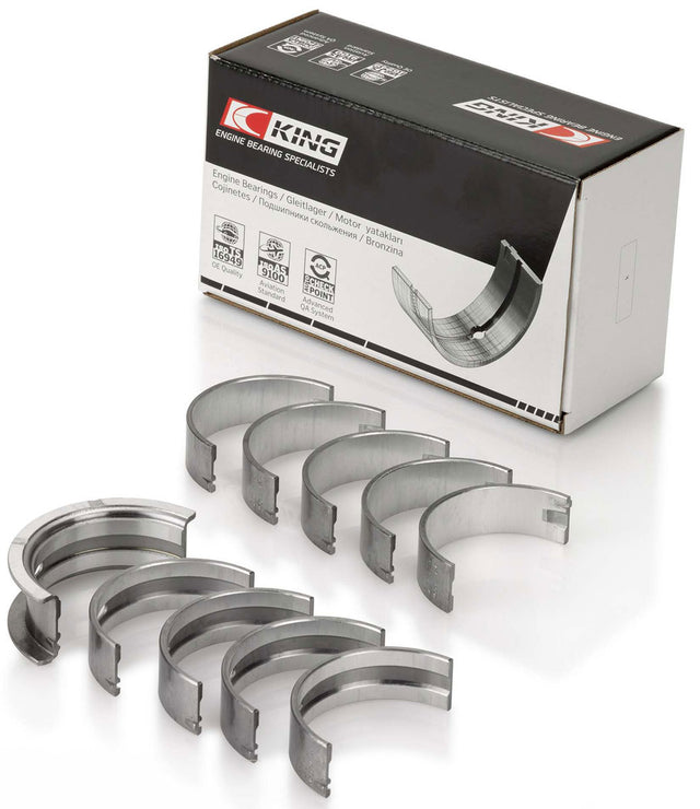 King SI Series Main Bearing Set, .010" Suit BB Chev 396-454-502 (KBMB556SI 010) KBMB556SI 010