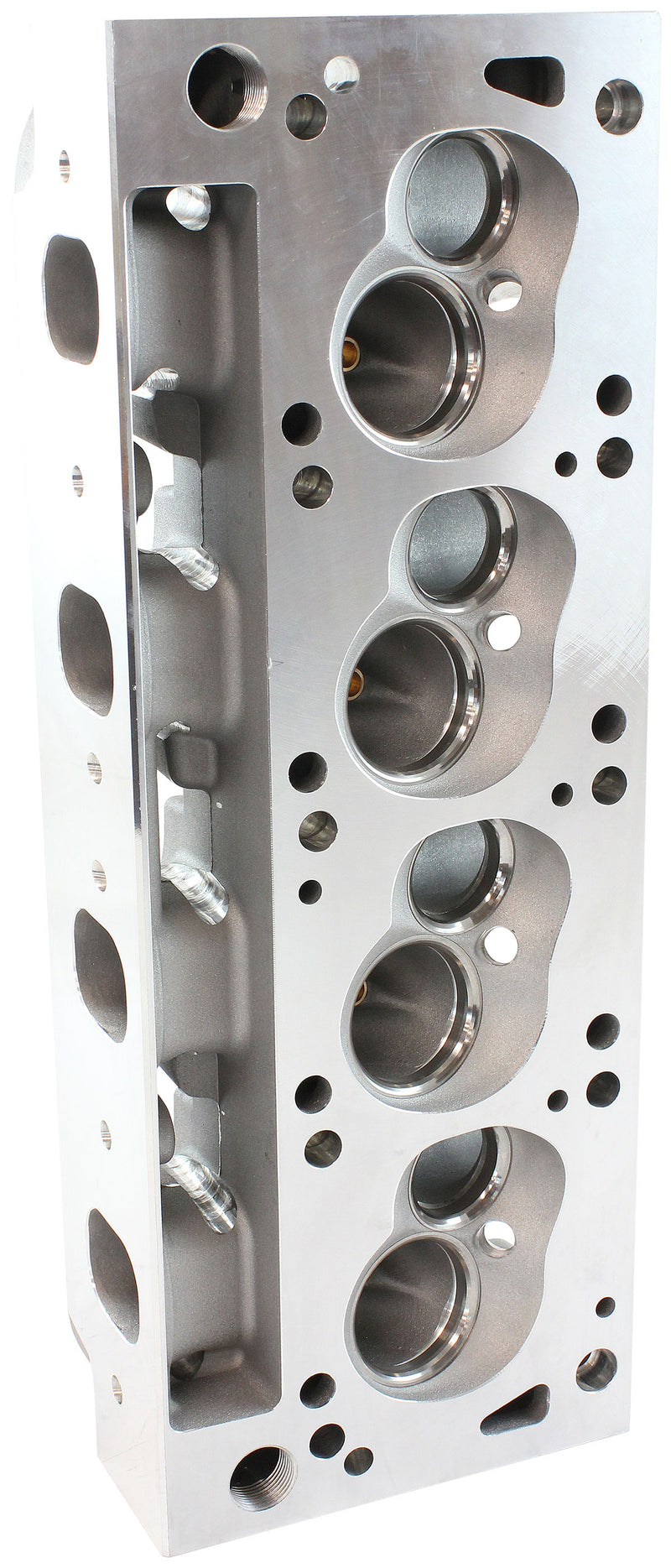Aeroflow Bare 2V 205cc Aluminium Cylinder Heads with 64cc Chamber (Pair) Suit Ford 302-351 Cleveland (AF95-0351-64)