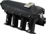 Aeroflow GM LS Cathedral Port Hi Rise EFI Modular Intake Manifold, Black Finish - AF6263-5001