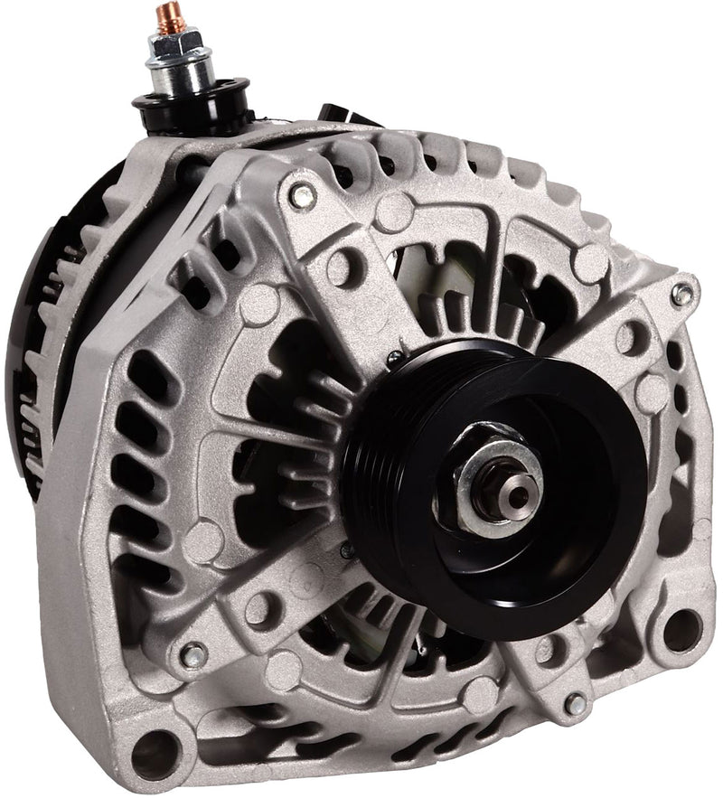 Mechman Elite Series Racing Alternator Suit Holden VE-VF LS with 2 Pin with RVC, 6-Groove Pulley, Natural Finish, 250 Amp (MM14019250) MM14019250