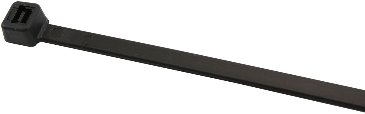 Aeroflow Heat Resistant Cable Ties 4.8mm Wide x 380mm Long - 1000 Pack Nylon 46 Material, Black Colour (AF98-4838-1000) AF98-4838-1000
