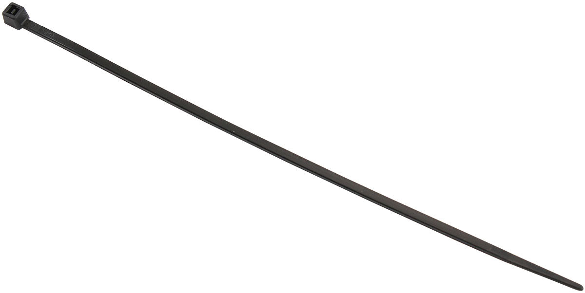 Aeroflow Standard Cable Ties 2.5mm Wide x 150mm Long - 25 Pack Nylon 66 Material, Black Colour (AF98-2515-25)