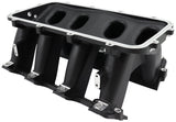 Aeroflow Hi Rise EFI GM LS Cathedral Port Intake Manifold Base, Black Finish - AF6279-5003