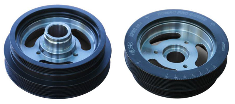 Romac Steel/Alloy Harmonic Balancer Suit L97 & L98 6.0L & 6.2L LS Engine 8 Rib, 10% Overdriven (RO0333SA 10%) RO0333SA 10%