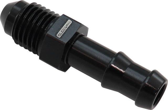 Aeroflow AN Flare to Barb Adapter -4AN to 5/16" - AF817-05-04BLK AF817-05-04BLK