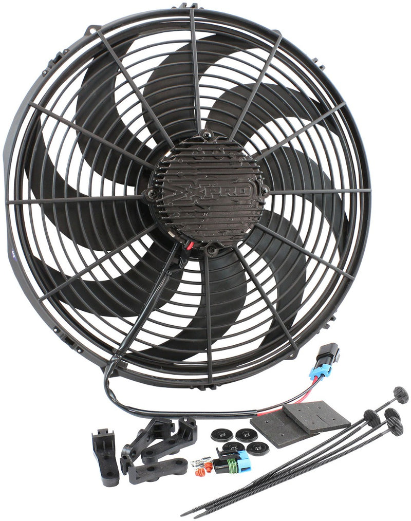 Aeroflow 16" Brushless Electric Fan with Curved Blades 3,300 CFM Rating. Non Reversable (AF49-1126) AF49-1126