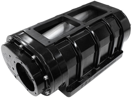 TBS 6-71 Billet Blower with High Helix Rotors, Black Finish (B2019-BLK) B2019-BLK