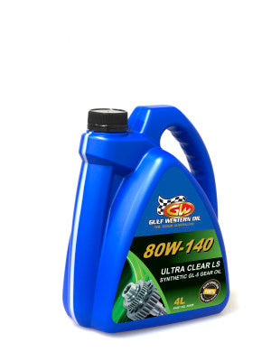 Gulf Western Ultra Clear Gear Oil Diff Lube LS 80W-140 Gearbox/Diff Oil 30455