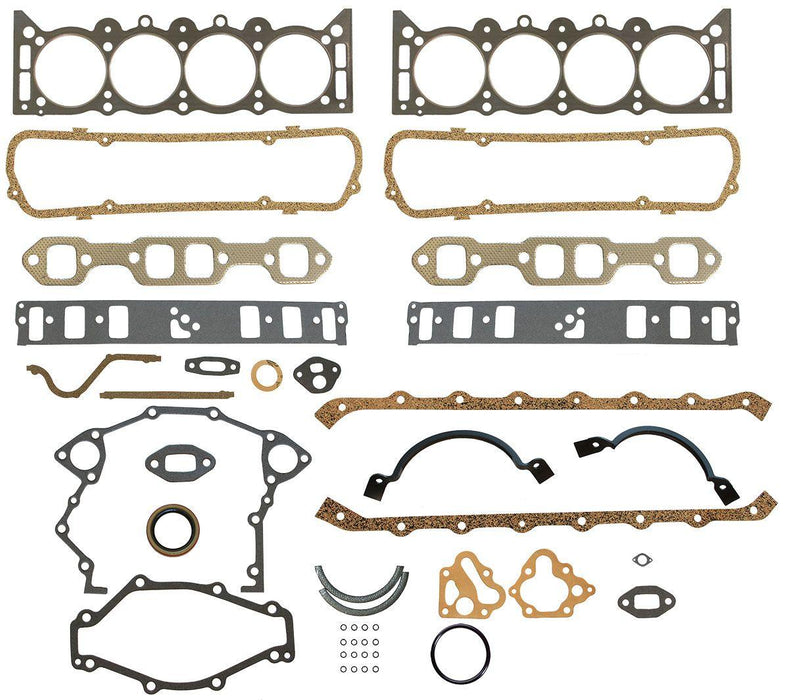 PG Full Gasket Set with Rope Rear Main Seal & Graphite Head Gaskets (5REG308-R)