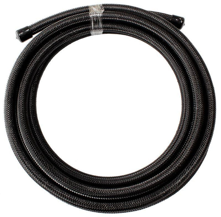 Aeroflow 100 Series Black Stainless Steel Braided Hose -4AN (AF100-04-15MBLK)