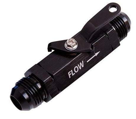 Aeroflow Shut Off Valve -4AN (AF1000-04BLK) AF1000-04BLK