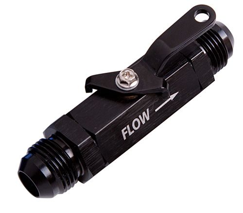 Aeroflow Shut Off Valve -10AN (AF1000-10BLK)