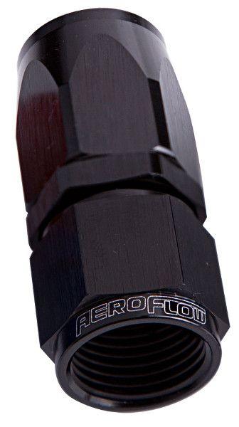 Aeroflow 100 / 150 Series Taper Style One Piece Full Flow Swivel Straight Hose End -6AN (25 Pack) (AF101-06BLK-25) AF101-06BLK-25