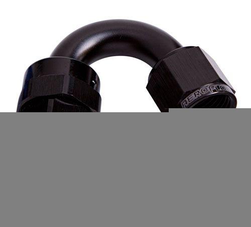 Aeroflow 100 Series Taper 150° Swivel Hose End -12AN (AF105-12BLK)