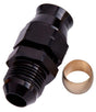 Aeroflow Tube to Male AN Adapter 1/4" to -4AN (AF108-04BLK) AF108-04BLK