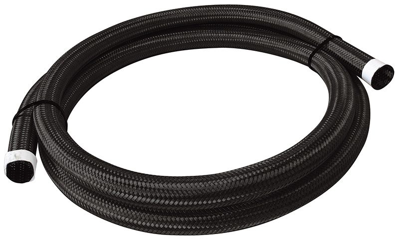 Aeroflow 111 Series Black Stainless Steel Braided Cover 13/16" (21mm) I.D (AF111-021-3MBLK)