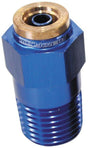 Aeroflow 120 Series Straight 1/8" NPT to 1/4" Push to Connect Fitting (AF121-04-02) AF121-04-02