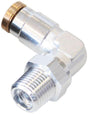 Aeroflow 120 Series 90° 1/8" NPT to 3/16" Push to Connect Fitting (AF123-02S) AF123-02S