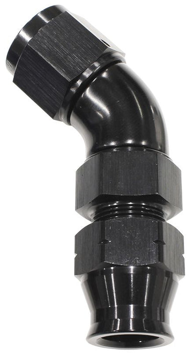 Aeroflow 45° Tube to Female AN Adapter 3/4" to -12AN (AF129-12BLK)