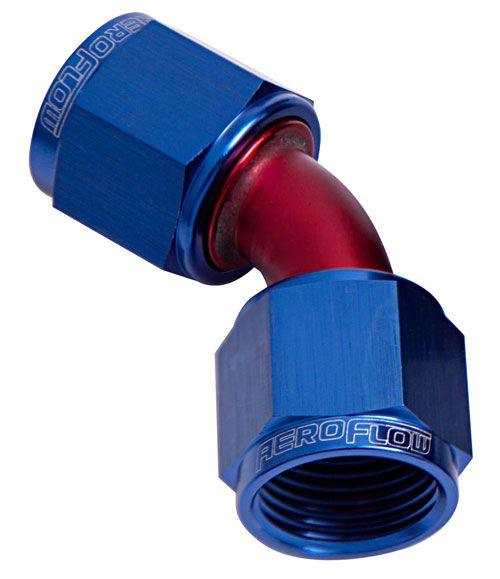 Aeroflow 45° Female Swivel Coupler -12AN (AF132-12) AF132-12