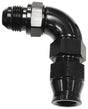 Aeroflow 90° Tube to Male AN Adapter 3/8"to -6AN (AF137-06BLK) AF137-06BLK