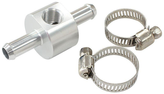 Aeroflow Inline 3/8" Barb Adapter with 1/8" Port (AF138-06S) AF138-06S