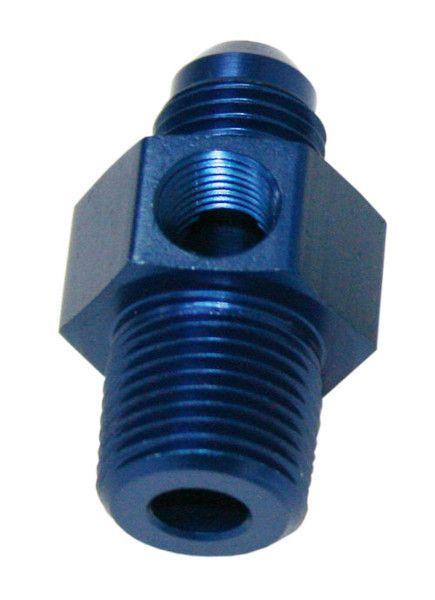 Aeroflow Male NPT to Adapter 1/8" to -6AN with 1/8" Port (AF139-06-02) AF139-06-02