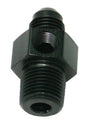 Aeroflow Male NPT to Adapter 3/8" to -6AN with 1/8" Port (AF139-06-08BLK) AF139-06-08BLK