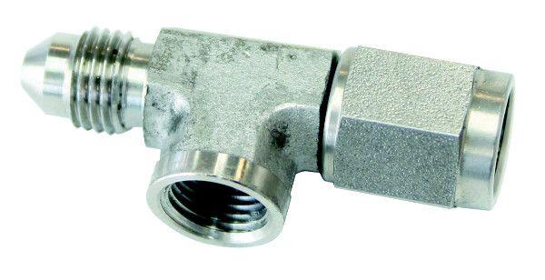 Aeroflow Straight -3AN Female to Male with 1/8" NPT Port (AF140-03-SS) AF140-03-SS