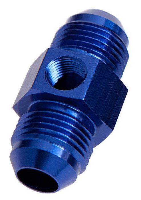 Aeroflow Straight Male Flare Union with 1/8" Port -8AN (AF141-08)