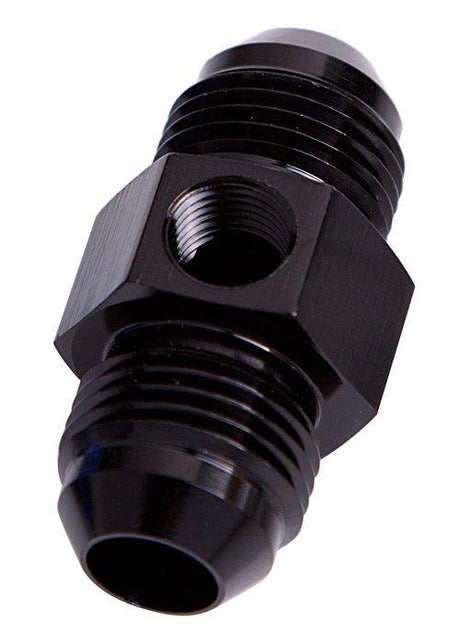 Aeroflow Straight Male to Male with 1/8" Port -10AN (AF141-10BLK) AF141-10BLK