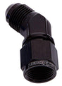 Aeroflow 45° Female/Male Flare Swivel -4AN (AF142-04BLK) AF142-04BLK