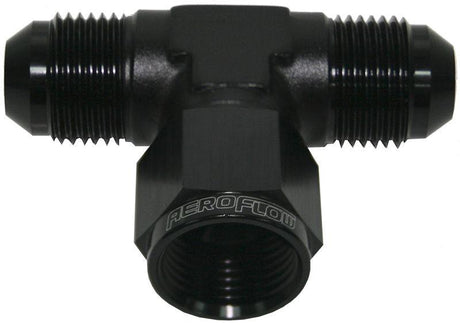 Aeroflow AN Tee Female Swivel On Side -16AN (AF144-16BLK) AF144-16BLK