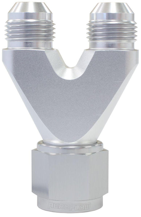Aeroflow Billet U-Block with Female Flare (AF146-10-08S) AF146-10-08S