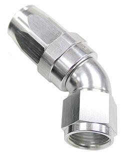 Aeroflow 150 Series Taper One-Piece Full Flow Swivel 45° Hose End -10AN (AF152-10S) AF152-10S