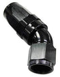 Aeroflow 150 Series Taper One-Piece Full Flow Swivel 45° Hose End -12AN (AF152-12BLK) AF152-12BLK