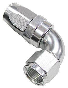Aeroflow 150 Series Taper One-Piece Full Flow Swivel 90° Hose End -6AN (AF153-06S) AF153-06S