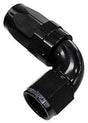 Aeroflow 150 Series Taper One-Piece Full Flow Swivel 90° Hose End -8AN (AF153-08BLK) AF153-08BLK