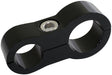 Aeroflow Stepped Billet Dual Hose Separator - Black Finish (AF156-09-12BLK) AF156-09-12BLK