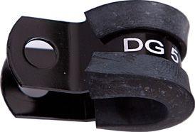 Aeroflow Cushioned P-Clamps 9/16" (14.3mm)I.D - Black Finish (AF158-09BLK) AF158-09BLK