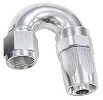 Aeroflow 150 Series Taper One-Piece Full Flow Swivel 180° Hose End -4AN (AF159-04S)