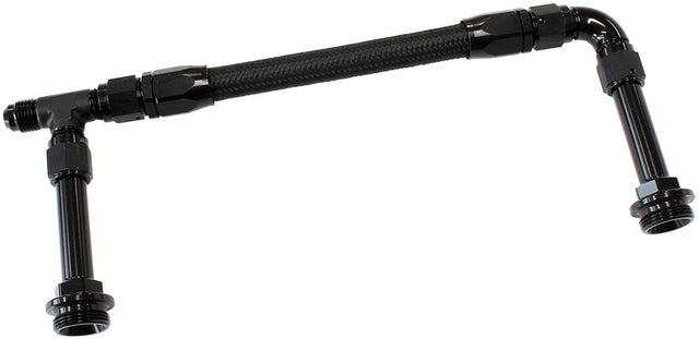 Aeroflow Carburettor Inlet Rail Kit -6AN (AF160-06-2BLK)